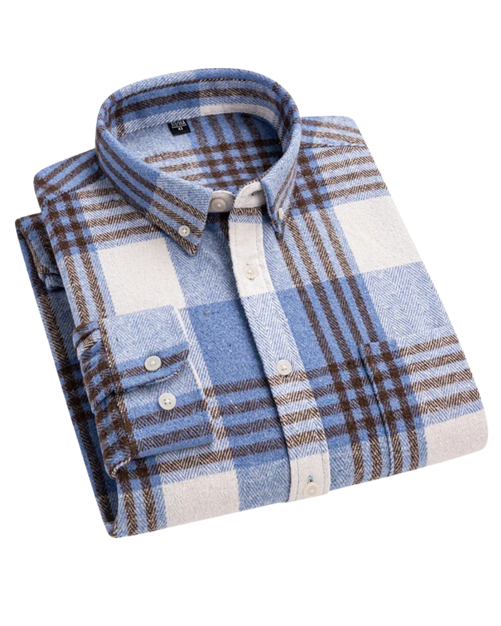 Vintém d'Ouro - Camisa xadrez de algodão
