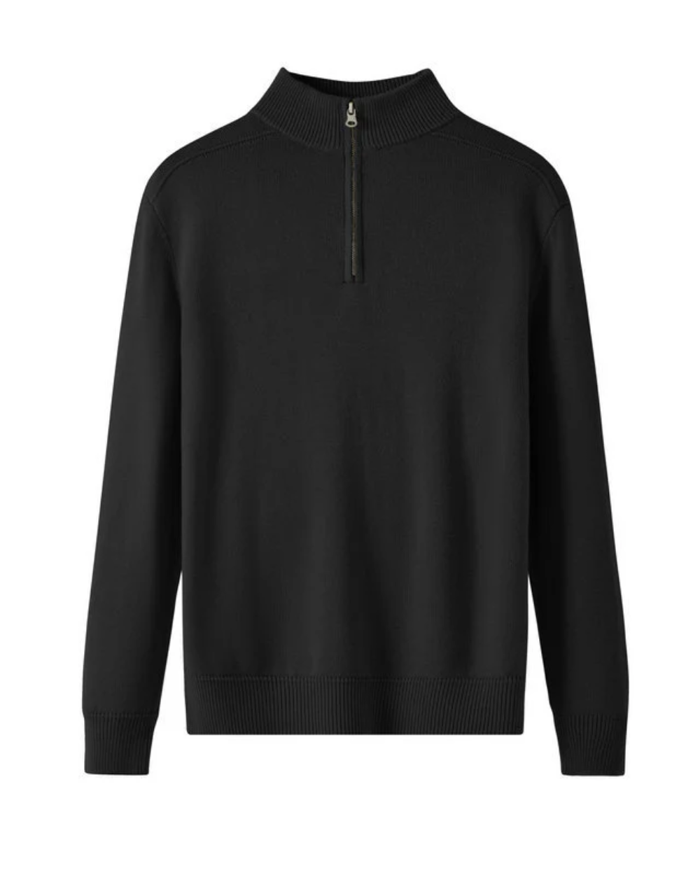 Vintém d'Ouro - Camisola de lã Merino com fecho de correr Capri