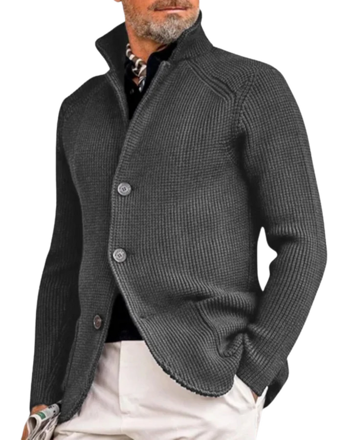 Vintém d'Ouro - Cardigan de Malha Premium