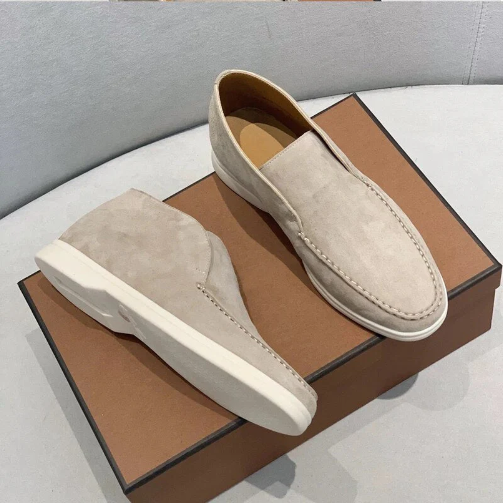 Vintém d'Ouro - Mocassins casuais de camurça