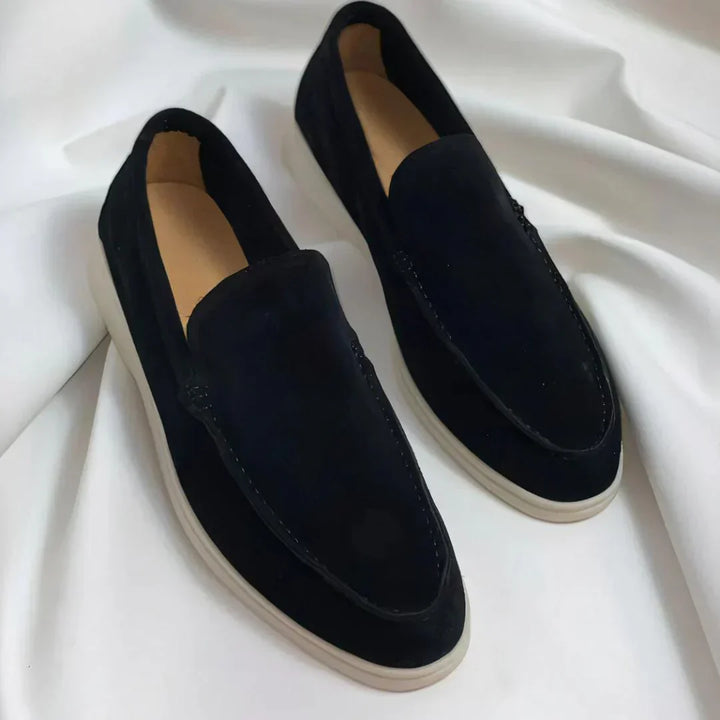 Vintém d'Ouro - Mocassim Elegante em Camurça