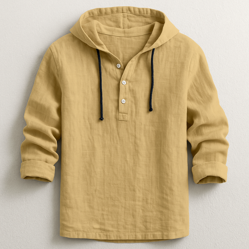 Vintém d'Ouro - Camisa elegante com capuz