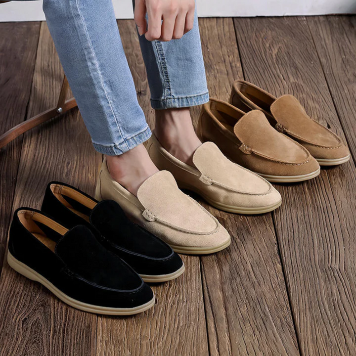 Vintém d'Ouro - Mocassins de camurça premium