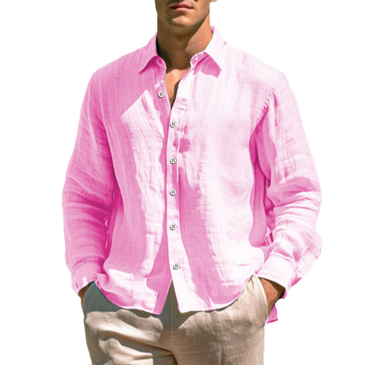 Vintém d'Ouro - Camisa casual de linho