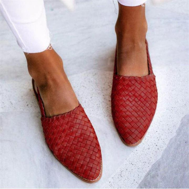 Vintém d'Ouro - Slingbacks chiques de tecido