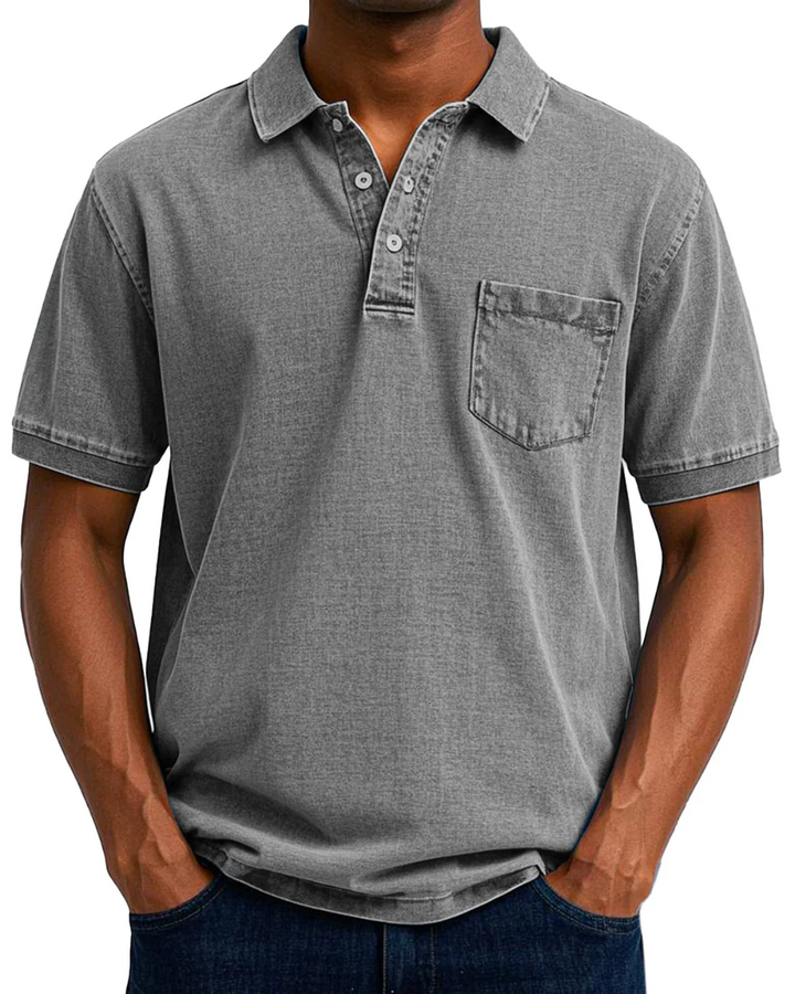 Vintém d'Ouro - Polo Vintage Masculino