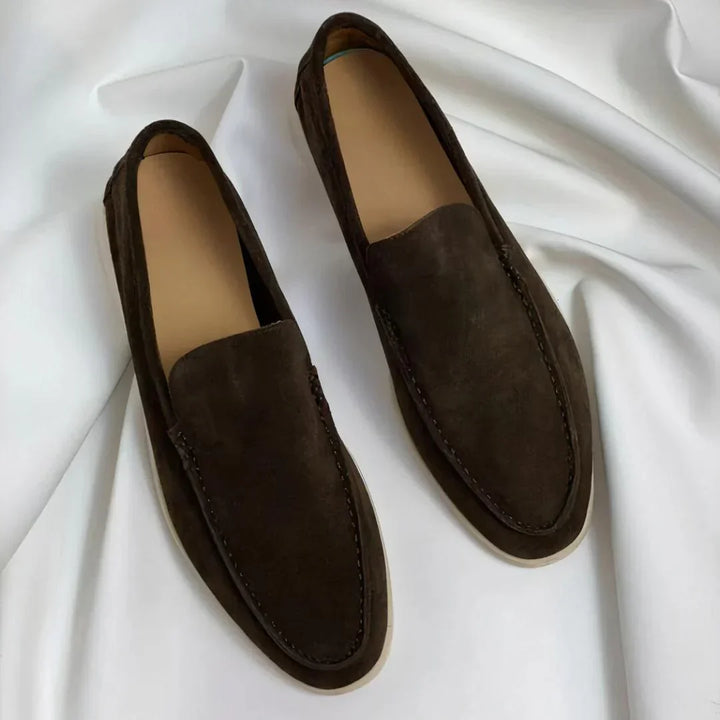 Vintém d'Ouro - Mocassins de camurça elegantes