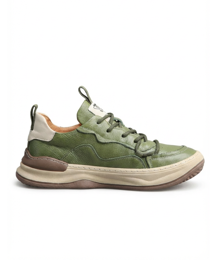 Vintém d'Ouro - Sapatos de couro com sola alta