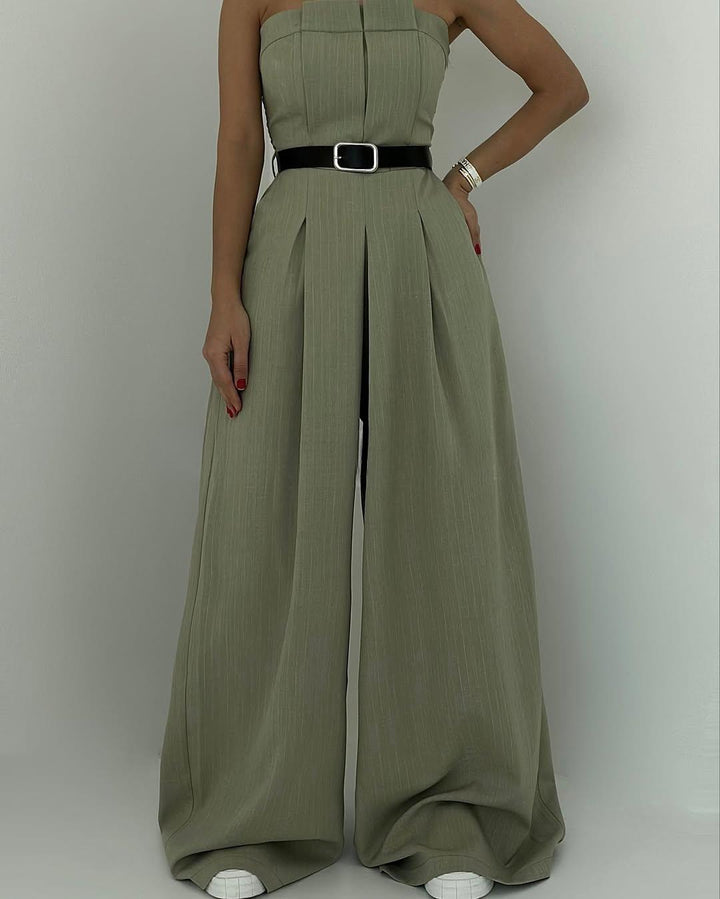 Vintém d'Ouro - Conjunto Feminino Bustier + Casaco Estilo Elegante & Tendência