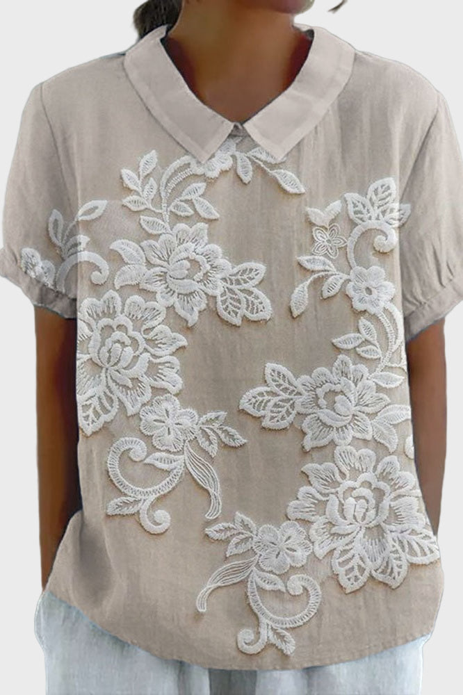 Vintém d'Ouro - Blusa com Gola