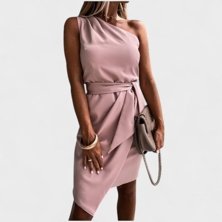 Vintém d'Ouro - Vestido Moderno de Um Ombro