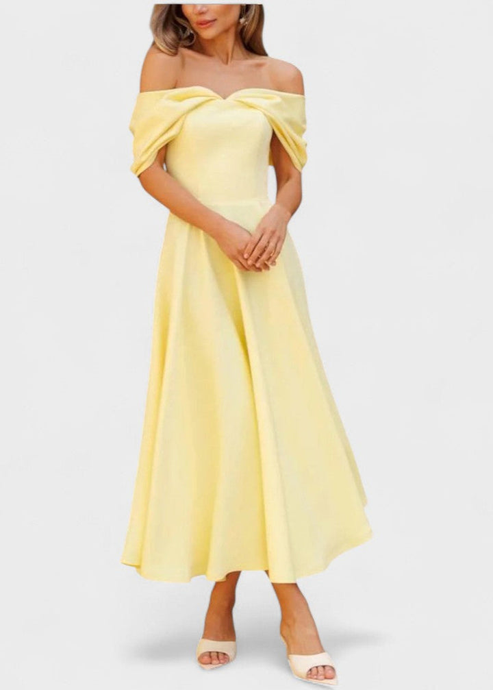 Vintém d'Ouro - Vestido Maxi Elegante