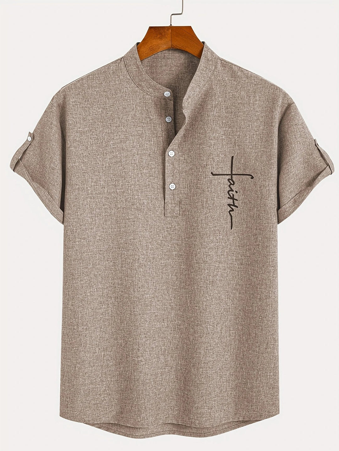 Vintém d'Ouro - Camisa Elegante com Colarinho Moderno