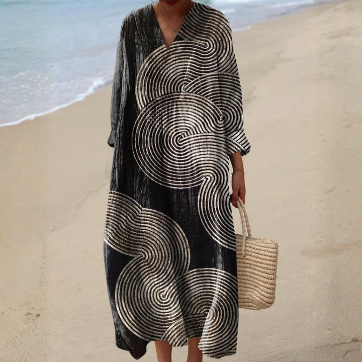 Vintém d'Ouro - Vestido de Patchwork Boémio