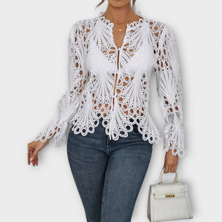 Vintém d'Ouro - Blusa Assimétrica