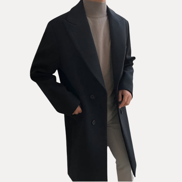 Vintém d'Ouro - Casaco elegante com duplo peito