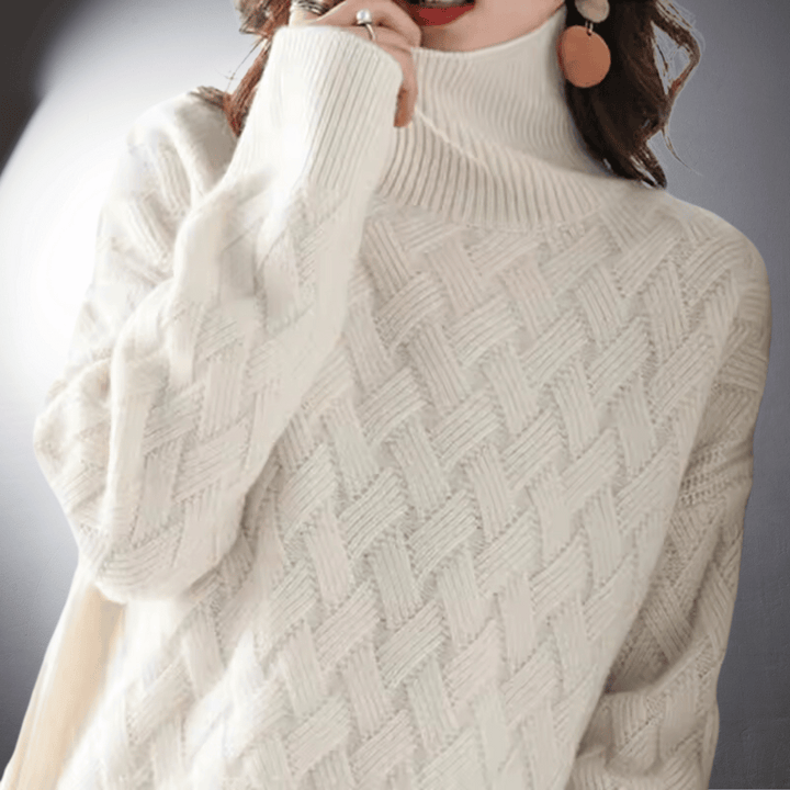 Vintém d'Ouro - Suéter oversized de cashmere de alta qualidade