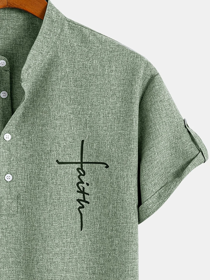 Vintém d'Ouro - Camisa Elegante com Colarinho Moderno
