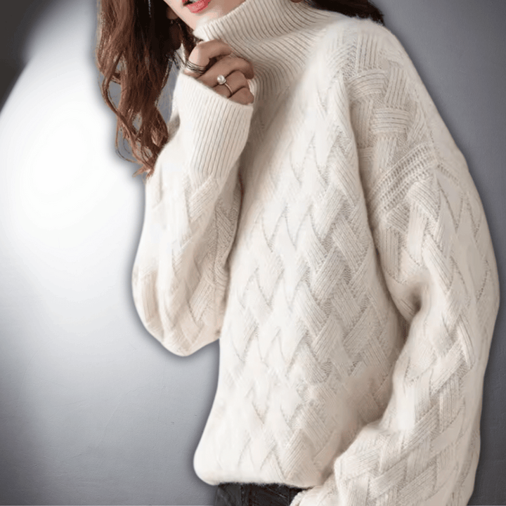 Vintém d'Ouro - Suéter oversized de cashmere de alta qualidade