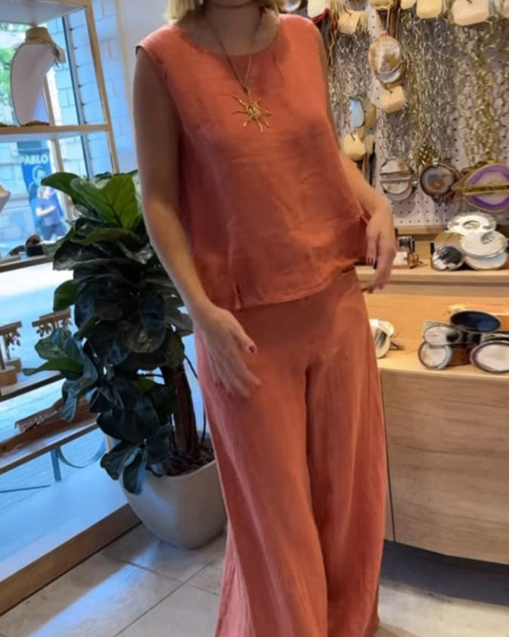 Vintém d'Ouro - Conjunto boho de duas peças