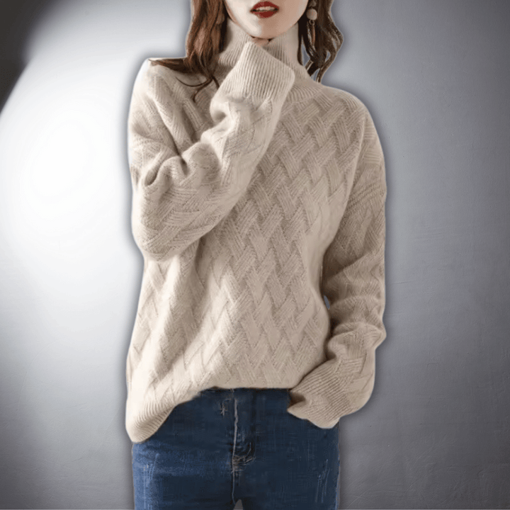 Vintém d'Ouro - Suéter oversized de cashmere de alta qualidade