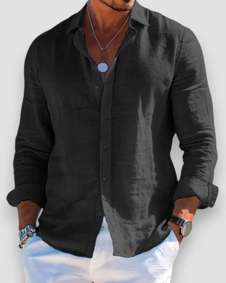 Vintém d'Ouro - Camisa Casual de Algodão