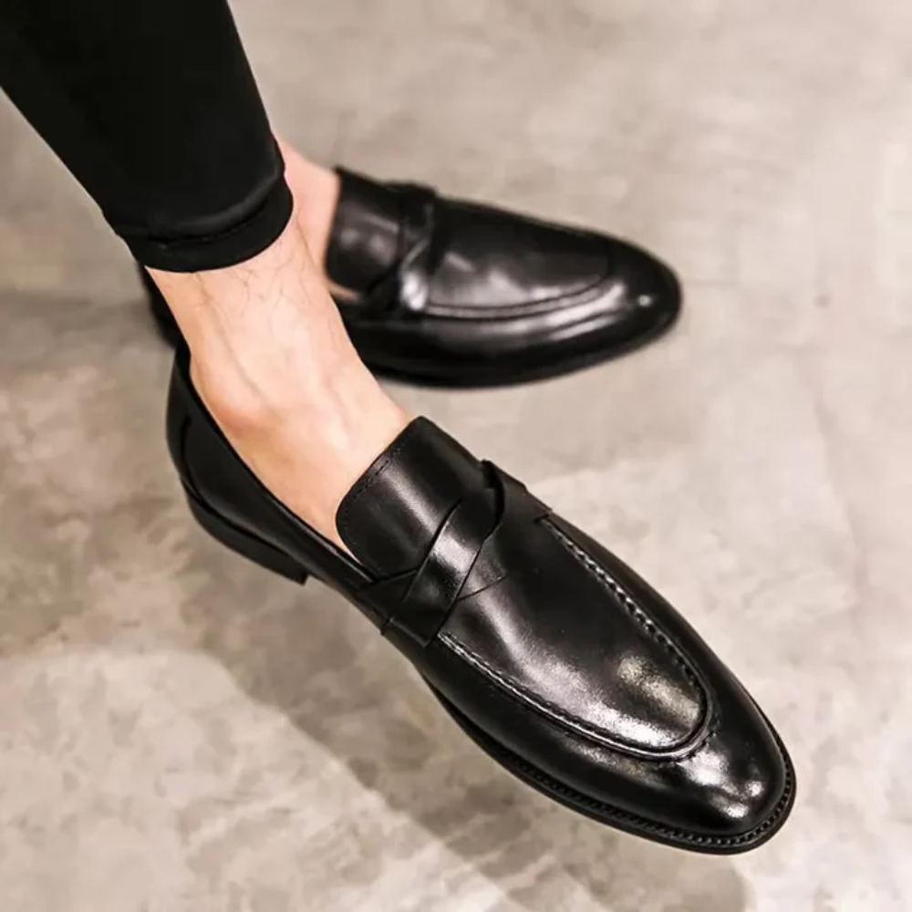 Vintém d'Ouro - Mocassins de couro elegantes