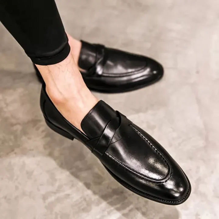 Vintém d'Ouro - Mocassins de couro elegantes