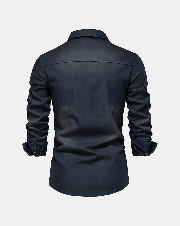 Vintém d'Ouro - Camisa de jeans
