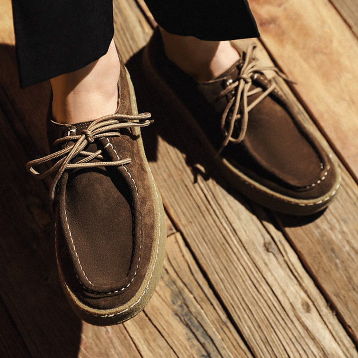 Vintém d'Ouro - Sapatos casuais de camurça