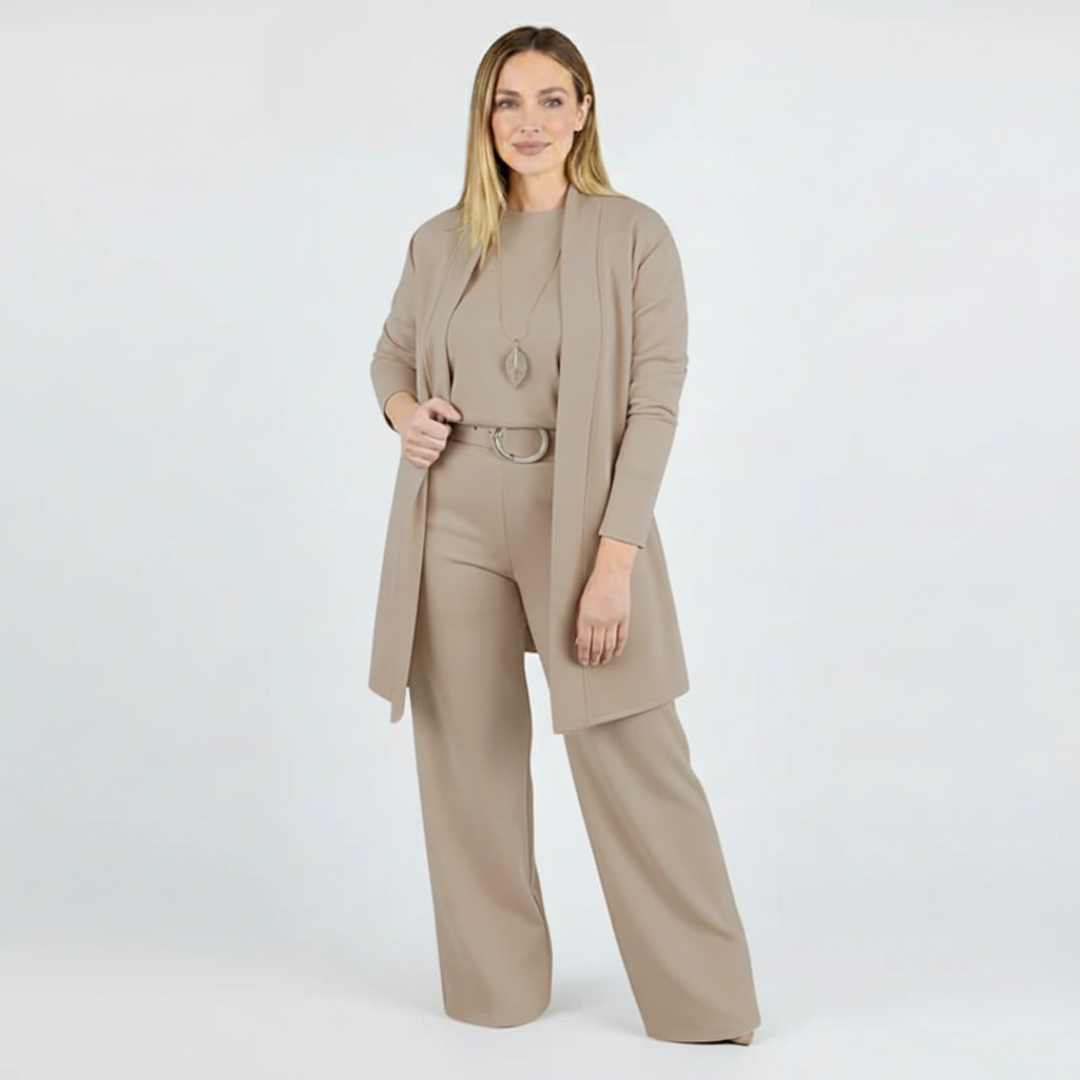 Vintém d'Ouro - Conjunto Premium de 3 Peças – Look Completo Elegante e Confortável