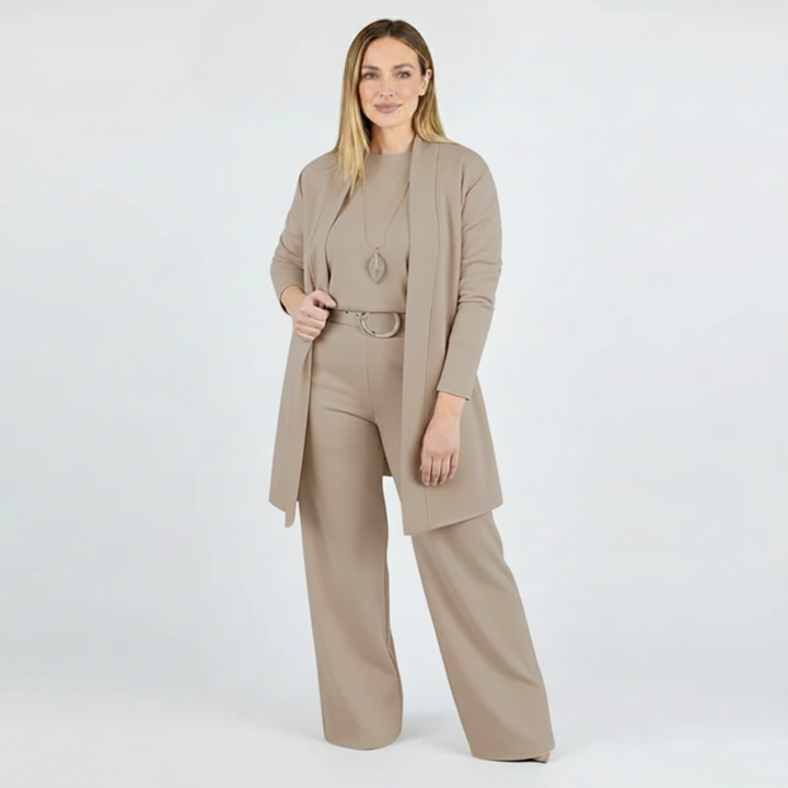 Vintém d'Ouro - Conjunto Premium de 3 Peças – Look Completo Elegante e Confortável