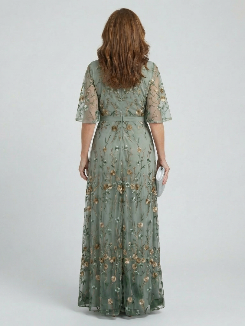 Vintém d'Ouro - Vestido Maxi Flutuante Floral