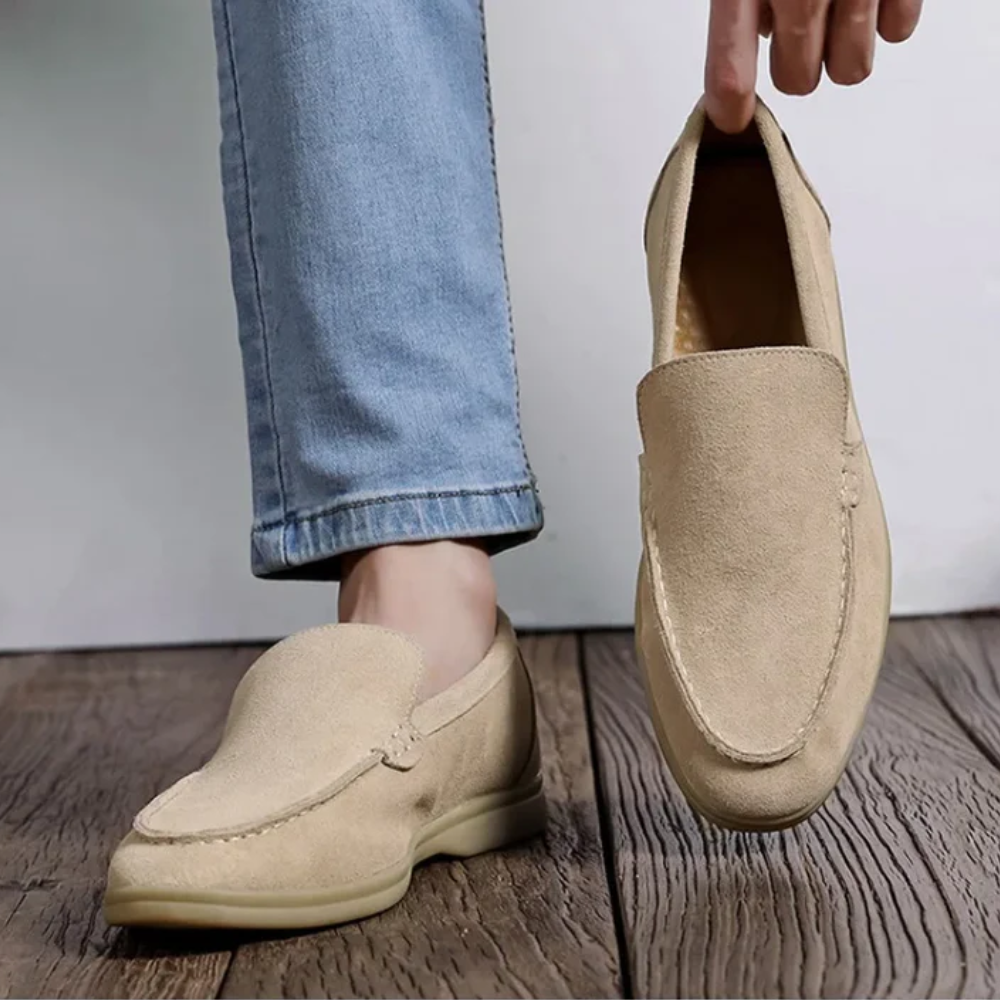 Vintém d'Ouro - Mocassins de camurça premium