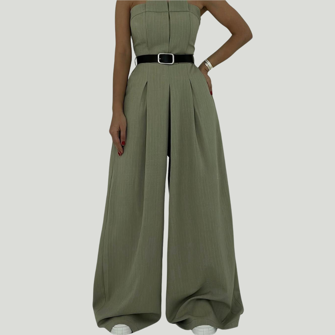 Vintém d'Ouro - Conjunto Feminino Bustier + Casaco Estilo Elegante & Tendência