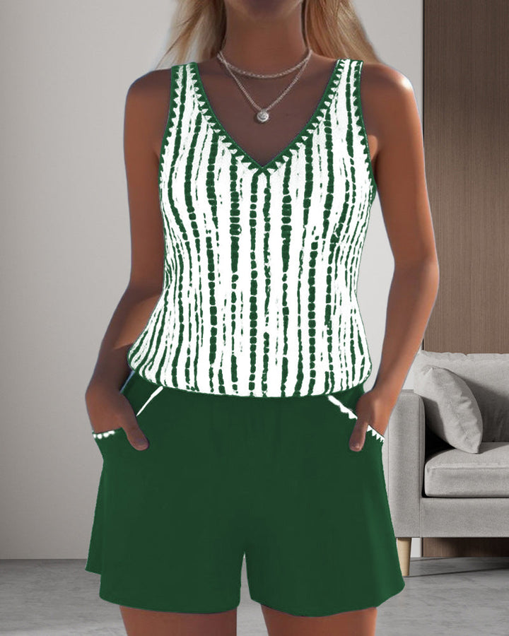 Vintém d'Ouro - Conjunto de Tankini Casual