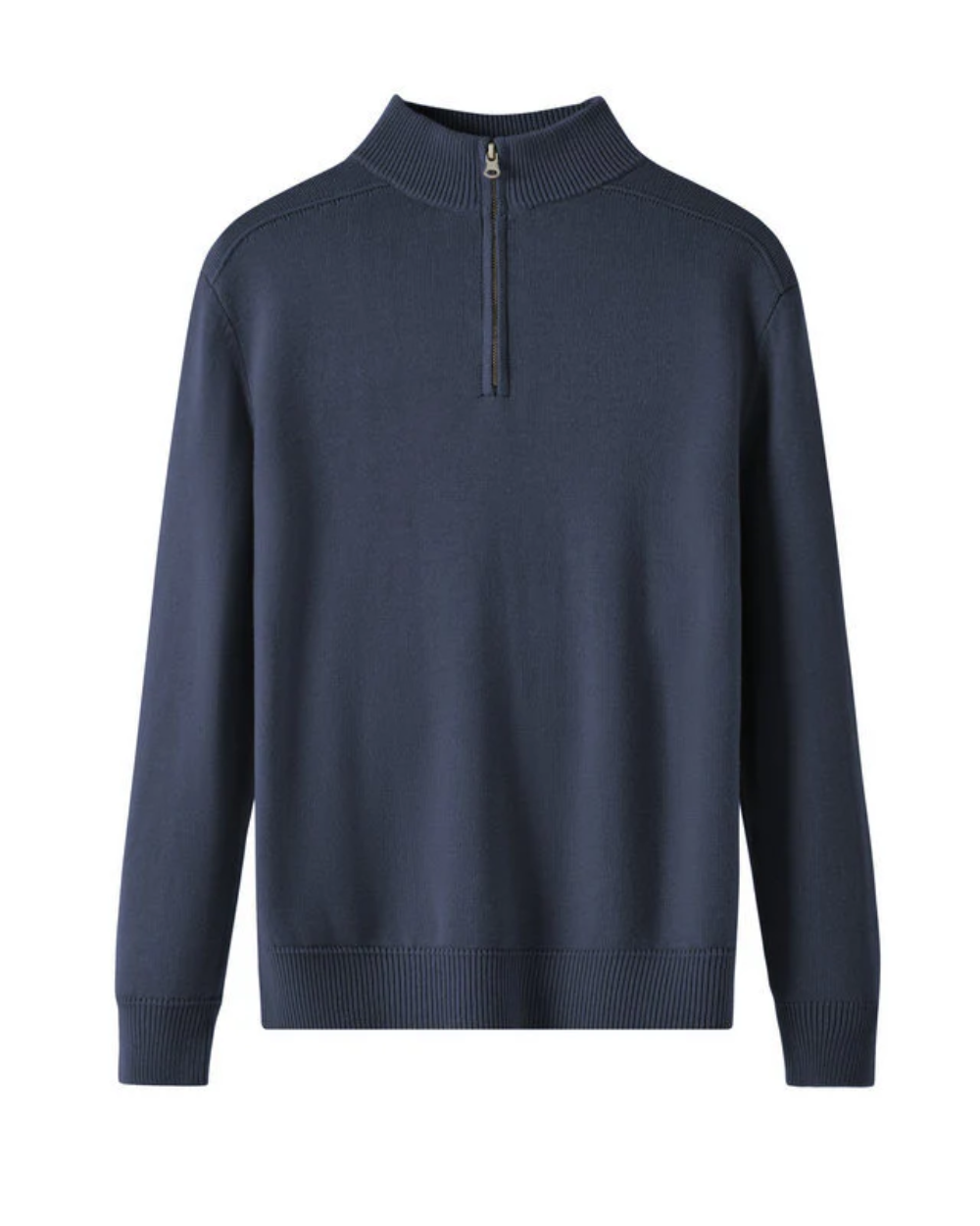 Vintém d'Ouro - Camisola de lã Merino com fecho de correr Capri