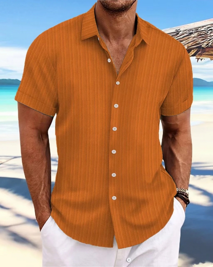 Vintém d'Ouro - Camisa casual de manga curta