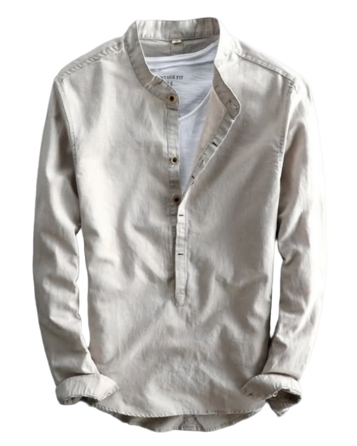 Vintém d'Ouro - Camisa de linho premium