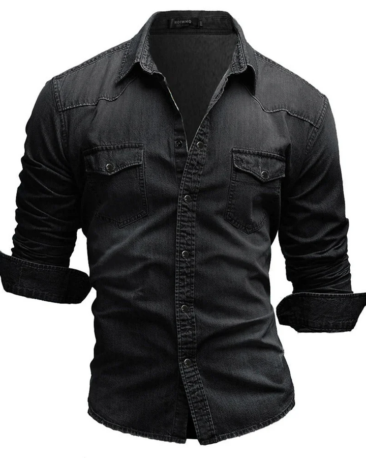 Vintém d'Ouro - Camisa de jeans