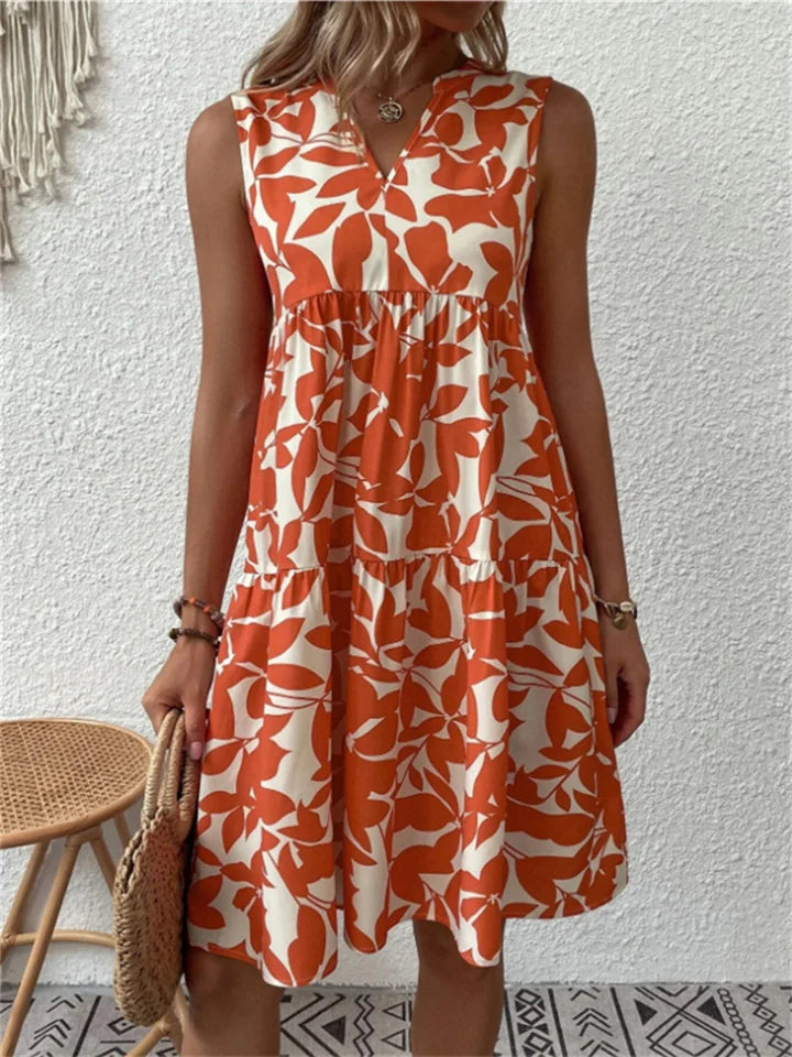 Vintém d'Ouro - Vestido de Verão Floral