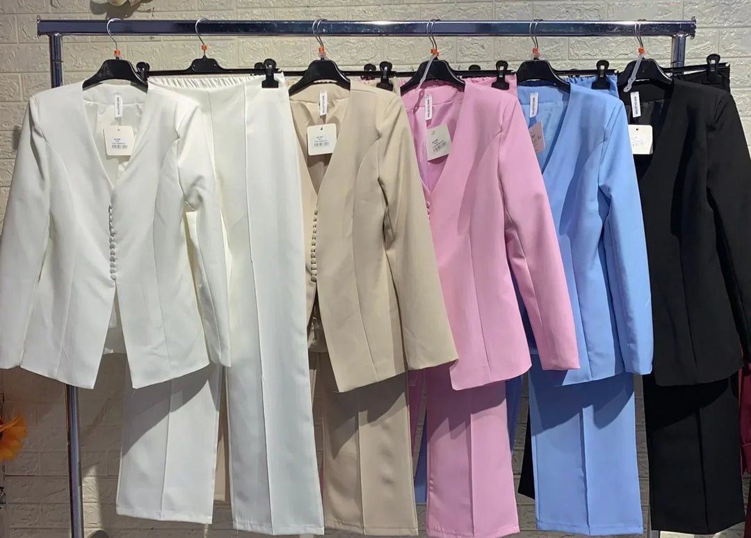 Vintém d'Ouro - Blazer feminino elegante de alfaiataria