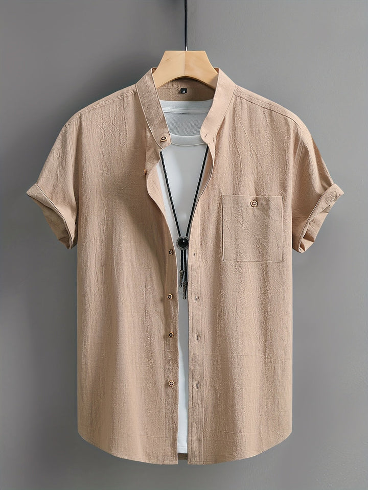 Vintém d'Ouro - Camisa casual de manga curta