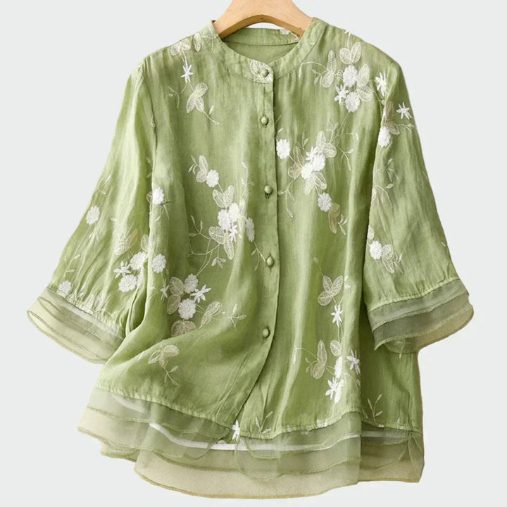 Vintém d'Ouro - Camisa bordada