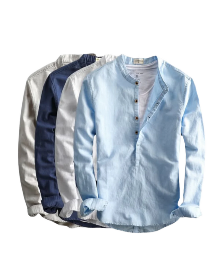 Vintém d'Ouro - Camisa de linho premium