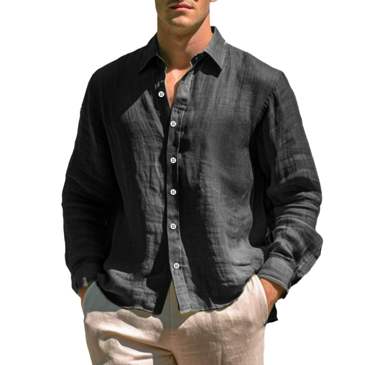 Vintém d'Ouro - Camisa casual de linho
