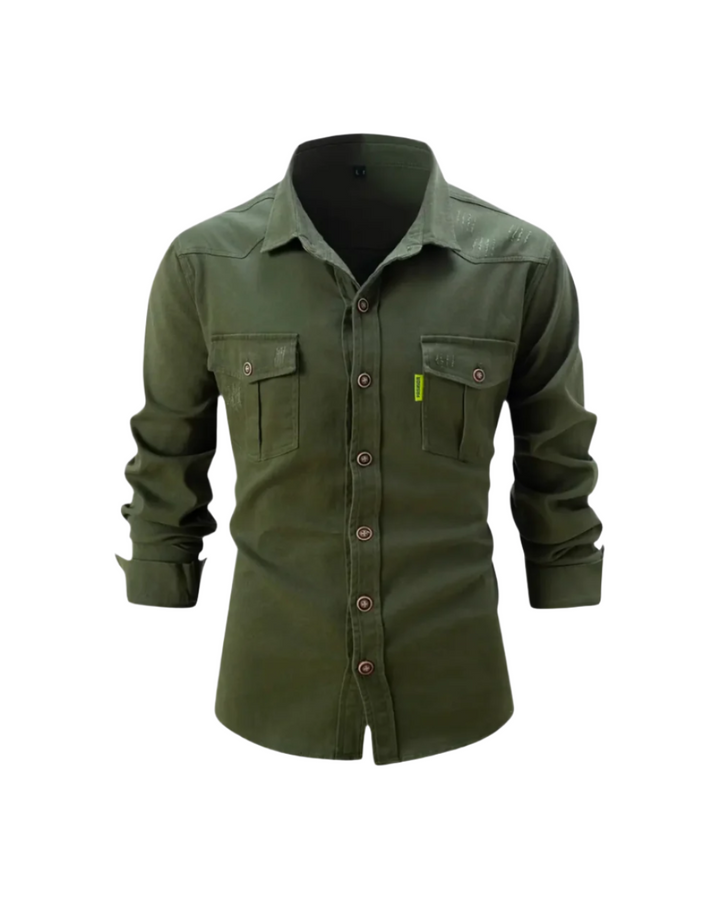 Vintém d'Ouro - Camisa de ganga casual