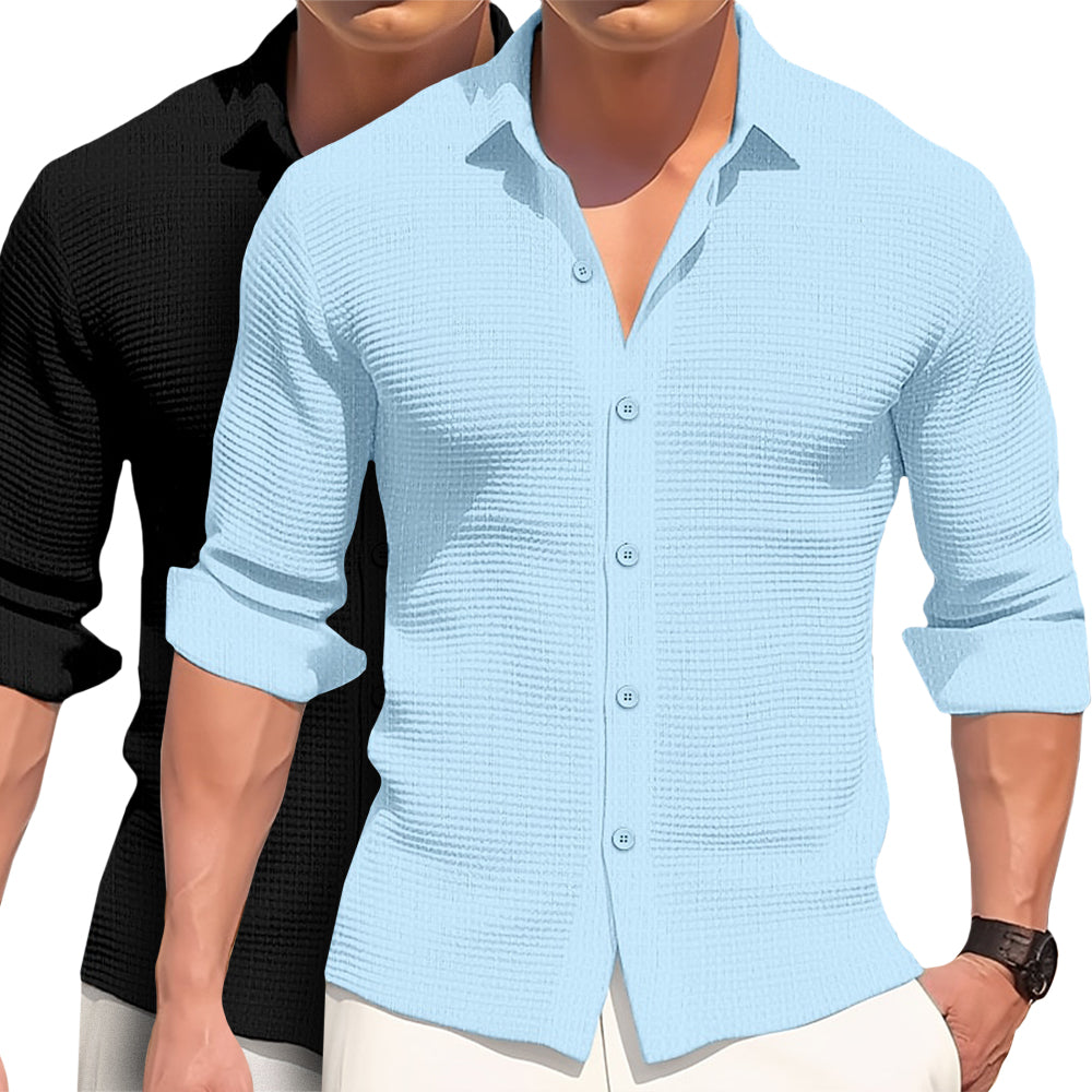 Vintém d'Ouro - Camisa casual de algodão