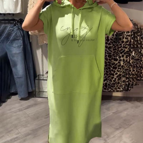Vintém d'Ouro - Vestido casual com capuz