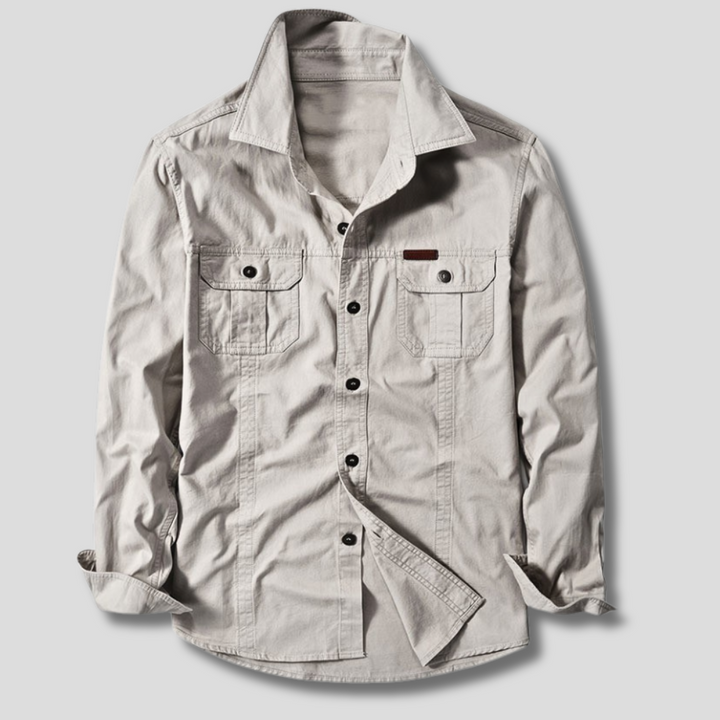 Vintém d'Ouro - Camisa Cargo de Algodão